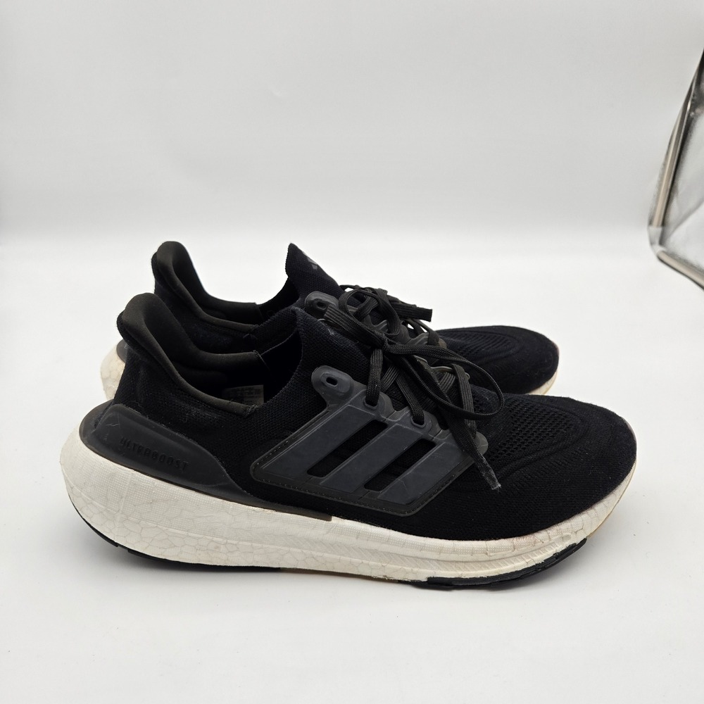 Adidas Mens Black Ultraboost Light Athletic Running Shoes Size 12